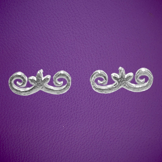 Mi'kmaw Double Curve Studs - Standing Stone Silver