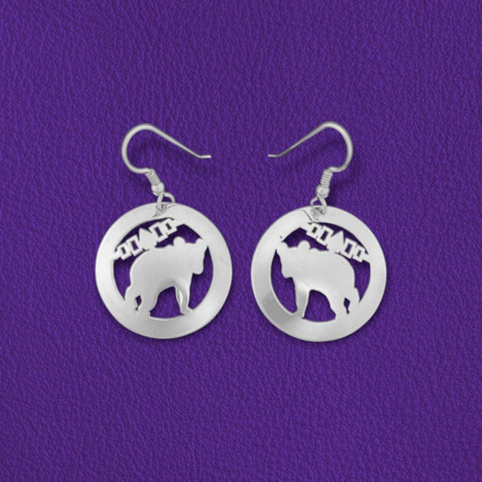 Baby bear clan earrings - Standing Stone Silver